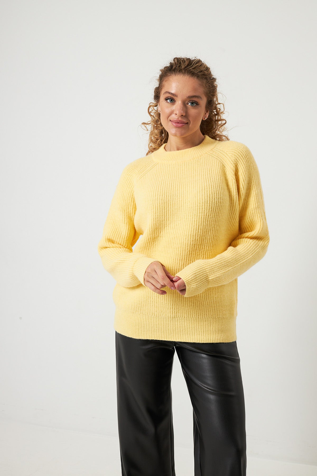 Pulover tricotat oversize
