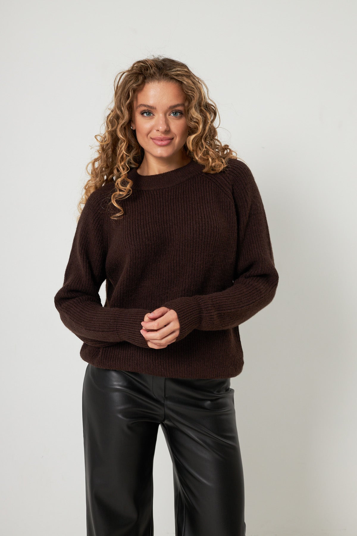 Pulover tricotat oversize
