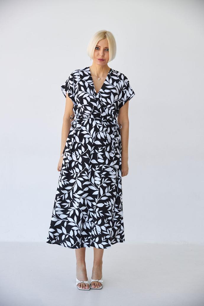 Rochie midi cu bust petrecut și imprimeu floral
