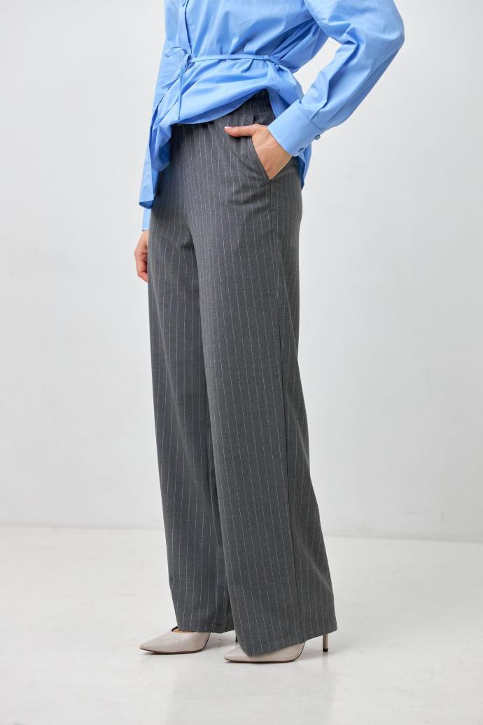 Pantaloni palazzo clasici cu buzunare Megan