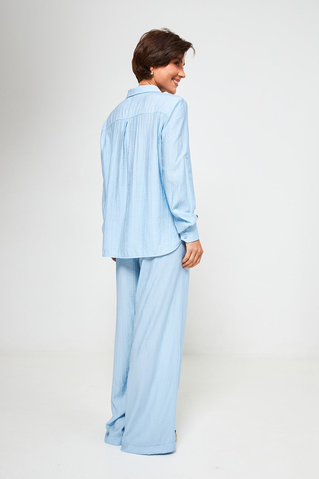 Pantaloni palazzo de vară Nicole 2