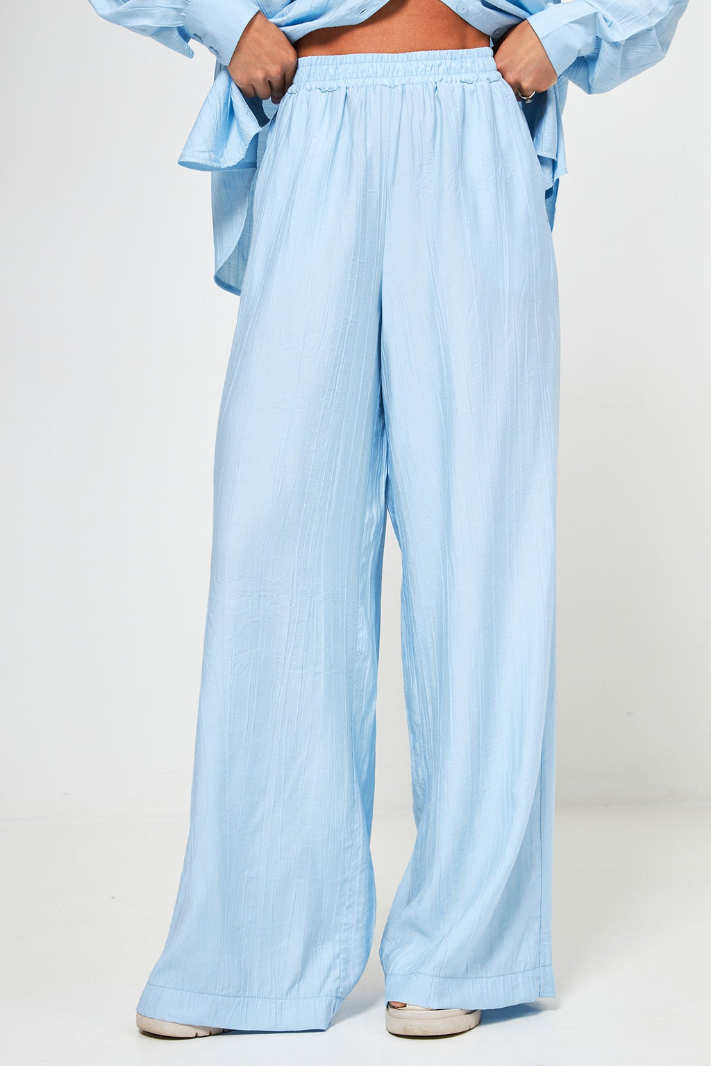 Pantaloni palazzo de vară Nicole 2