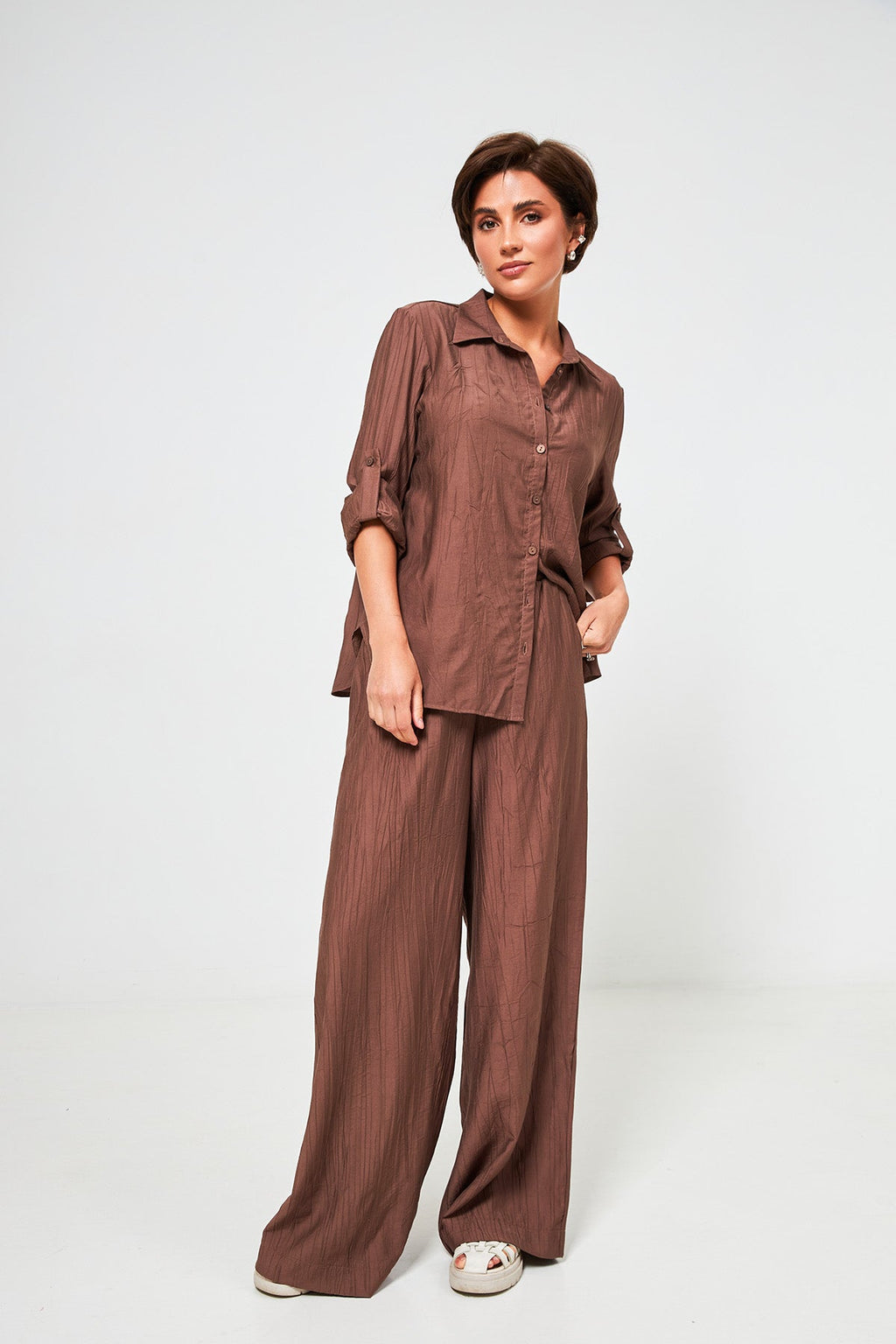 Pantaloni palazzo de vară Nicole 2