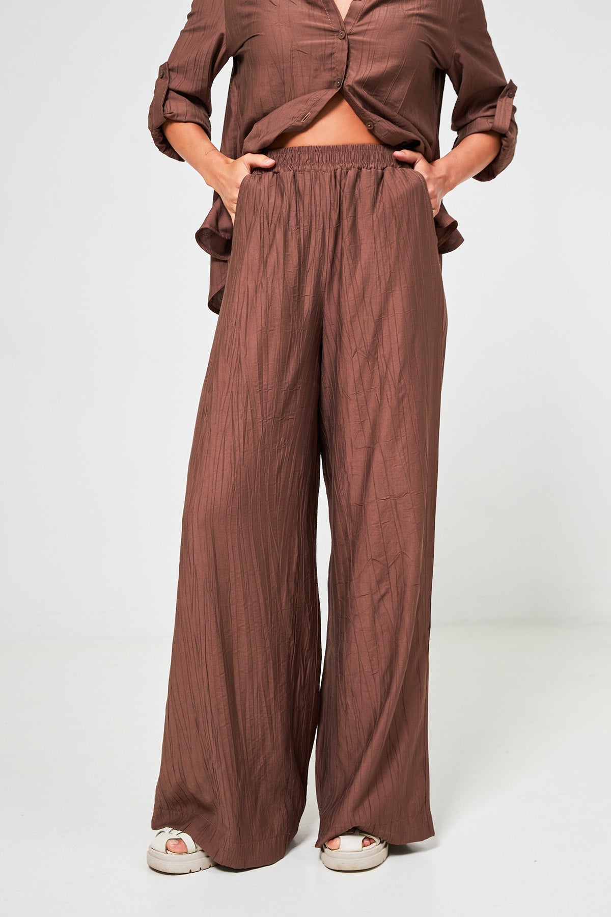 Pantaloni palazzo de vară Nicole 2