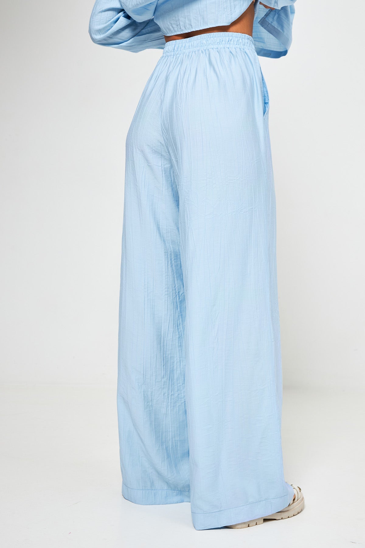 Pantaloni palazzo de vară Nicole 2