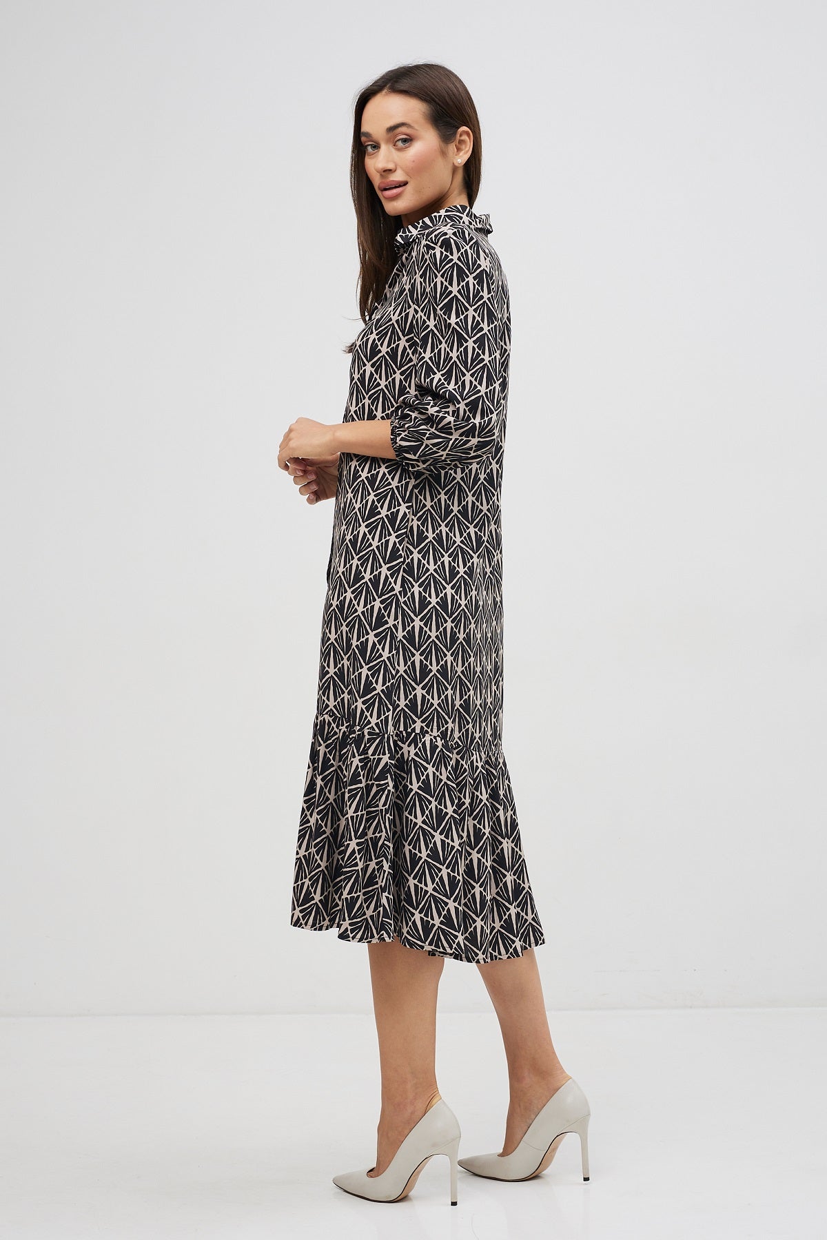 Rochie boho cu volane etajate
