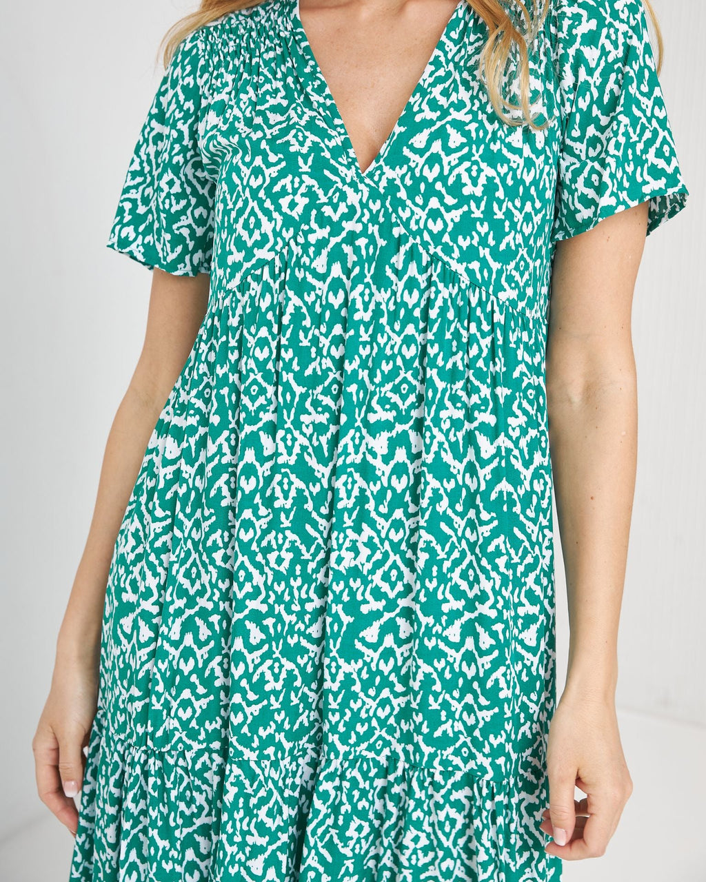 Rochie boho cu volane etajate