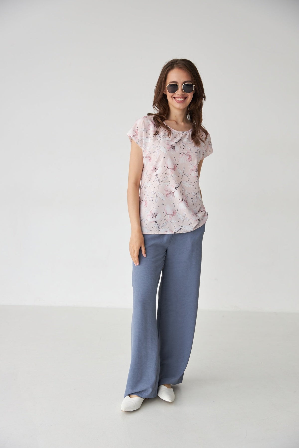 Pantaloni din crep american
