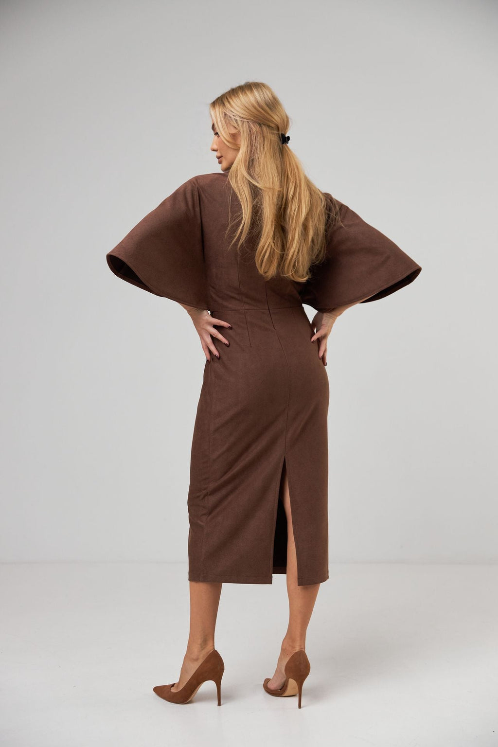 Rochie cu mâneci lejere