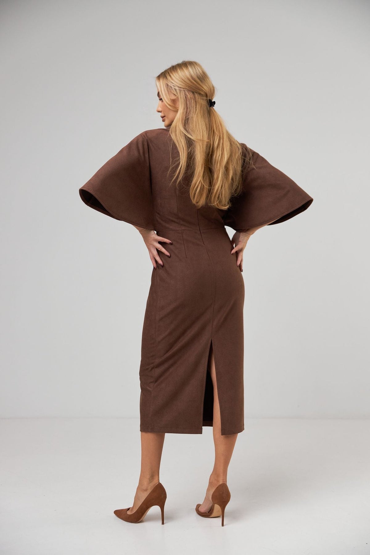 Rochie cu mâneci lejere