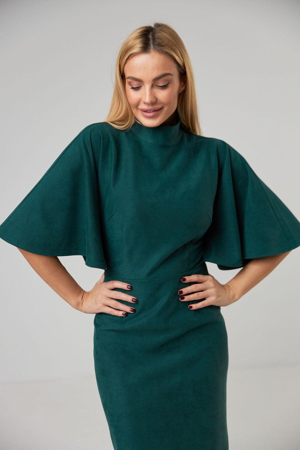 Rochie cu mâneci lejere