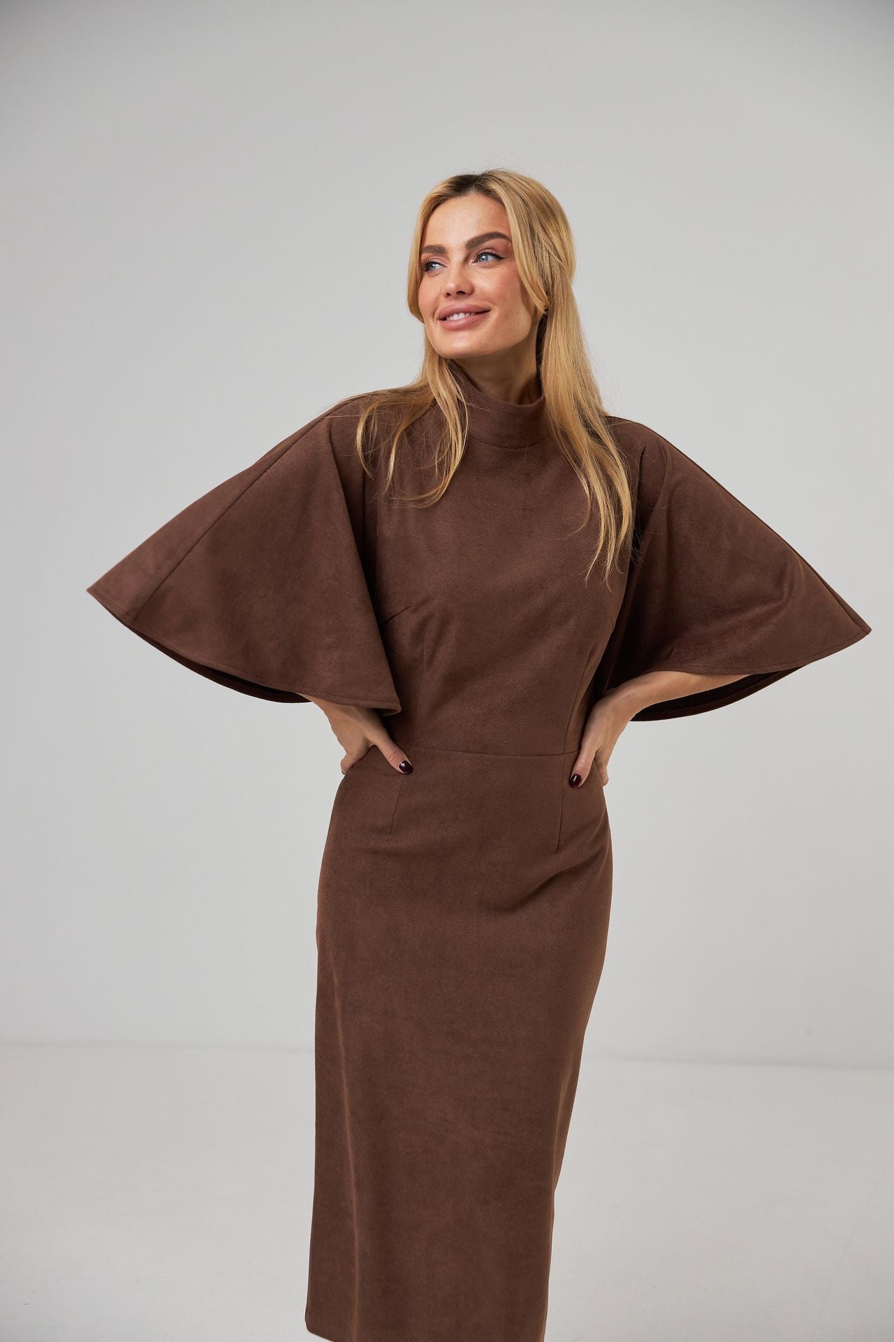 Rochie cu mâneci lejere
