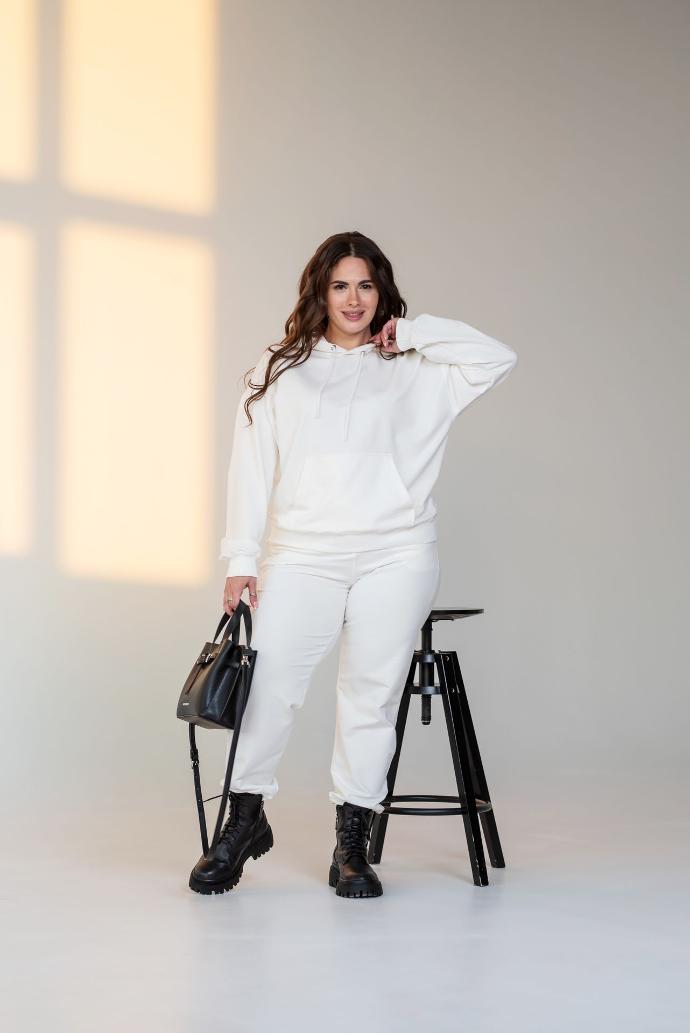 Pantaloni jogger din tricot cu două fire Rachel