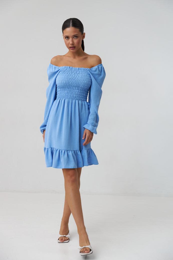 Rochie mini boho cu bust elastic