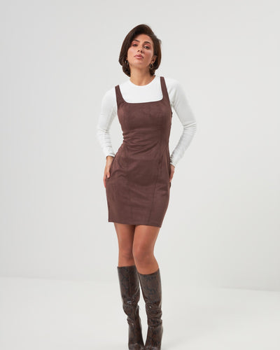 Sarafan mini cu șiret tip corset