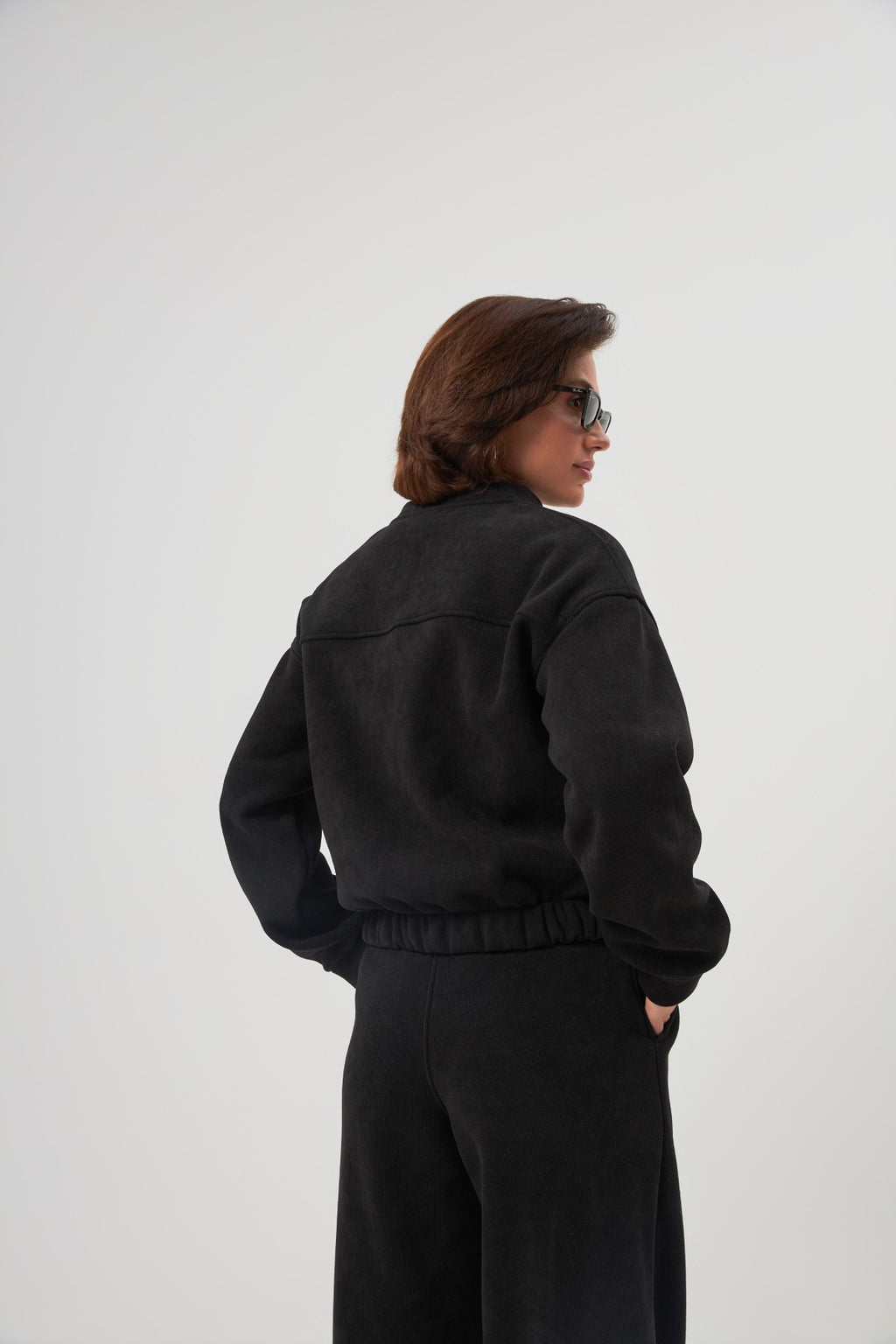 Jachetă bomber oversize cu fermoar Linda 2.0
