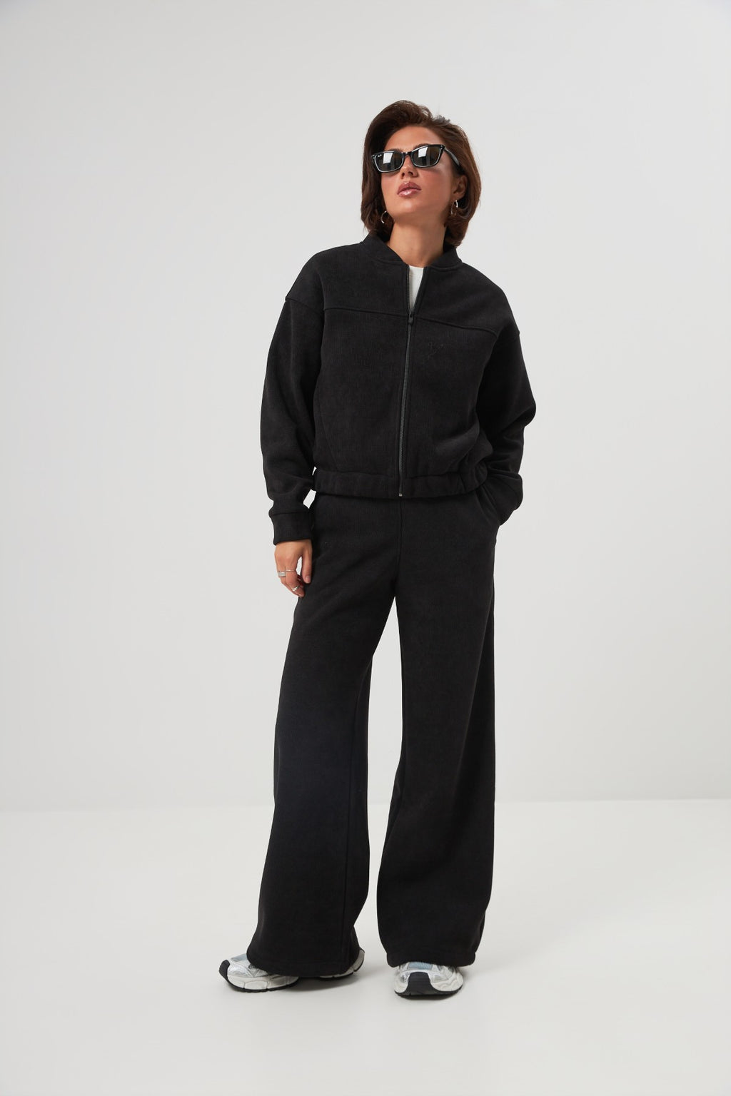 Jachetă bomber oversize cu fermoar Linda 2.0