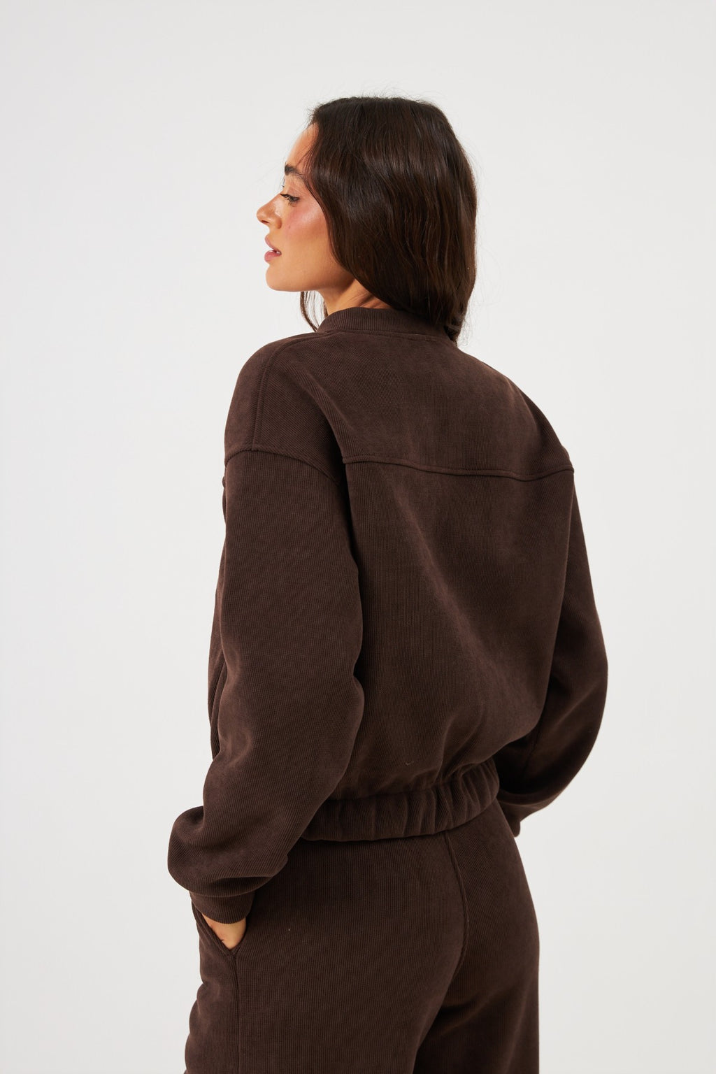 Jachetă bomber oversize cu fermoar Linda 2.0