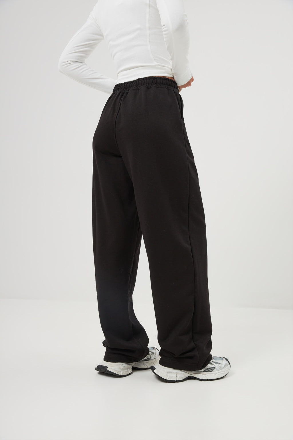 Pantaloni palazzo cu elastic Kate