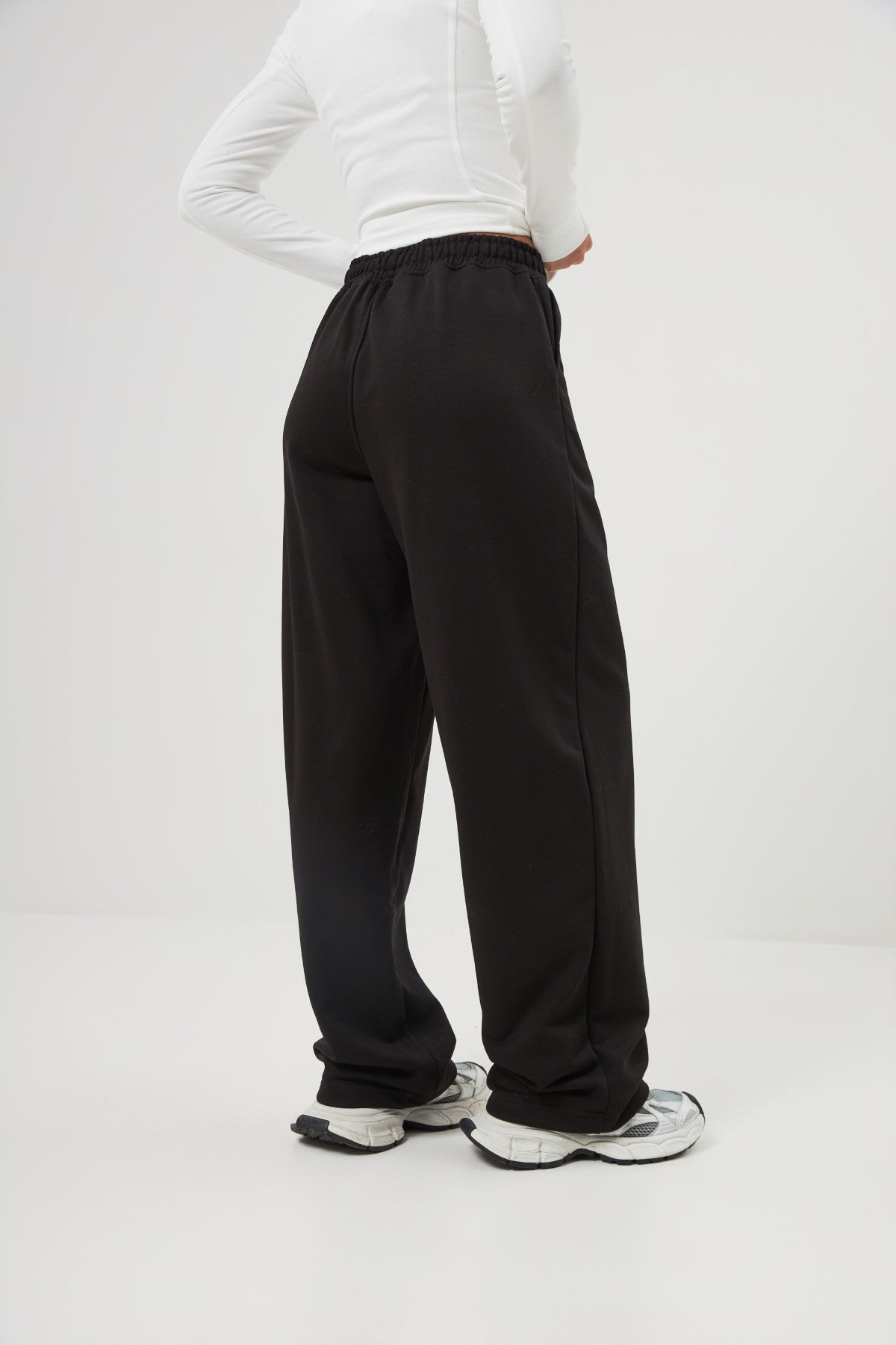 Pantaloni palazzo cu elastic Kate