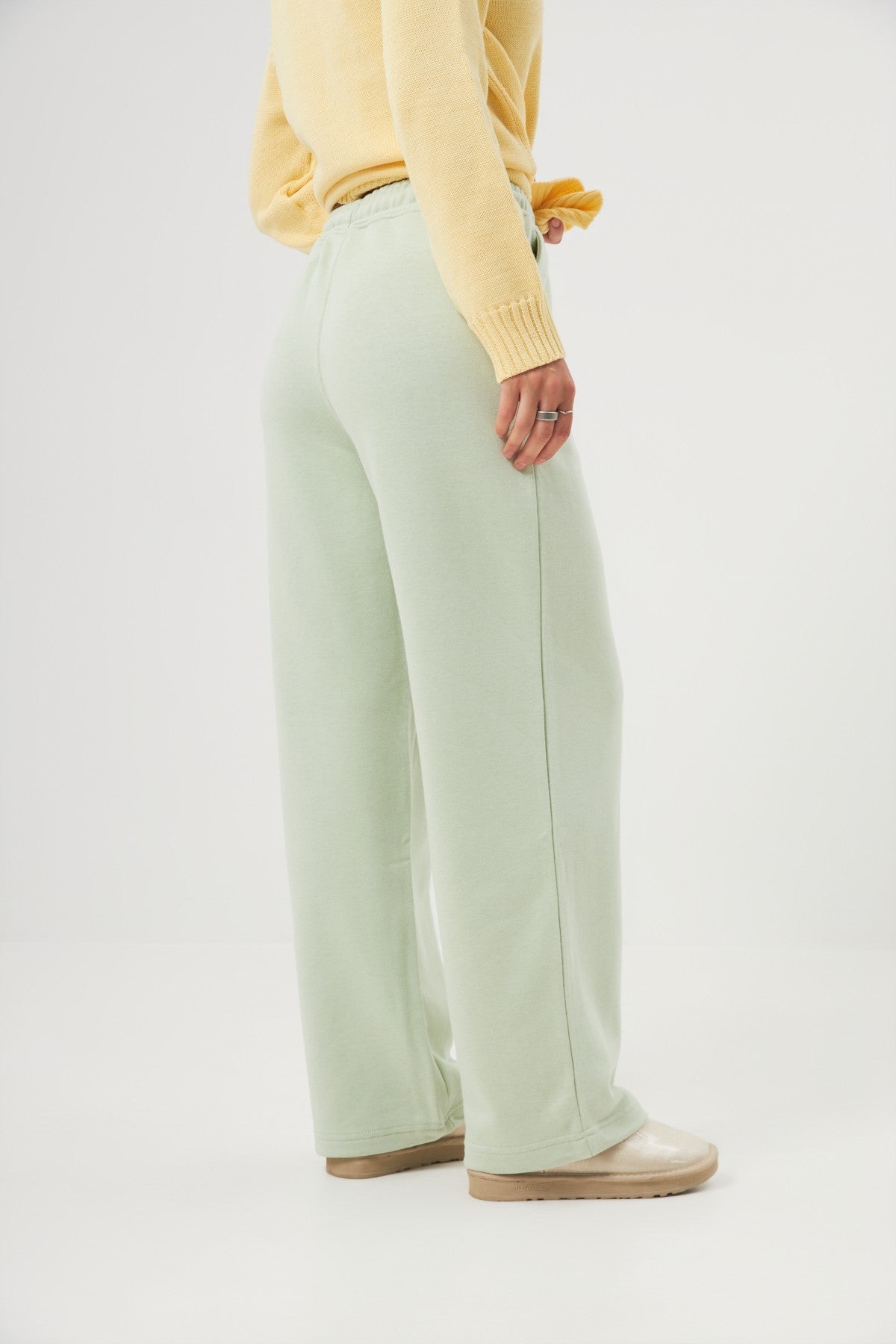 Pantaloni palazzo cu elastic Kate