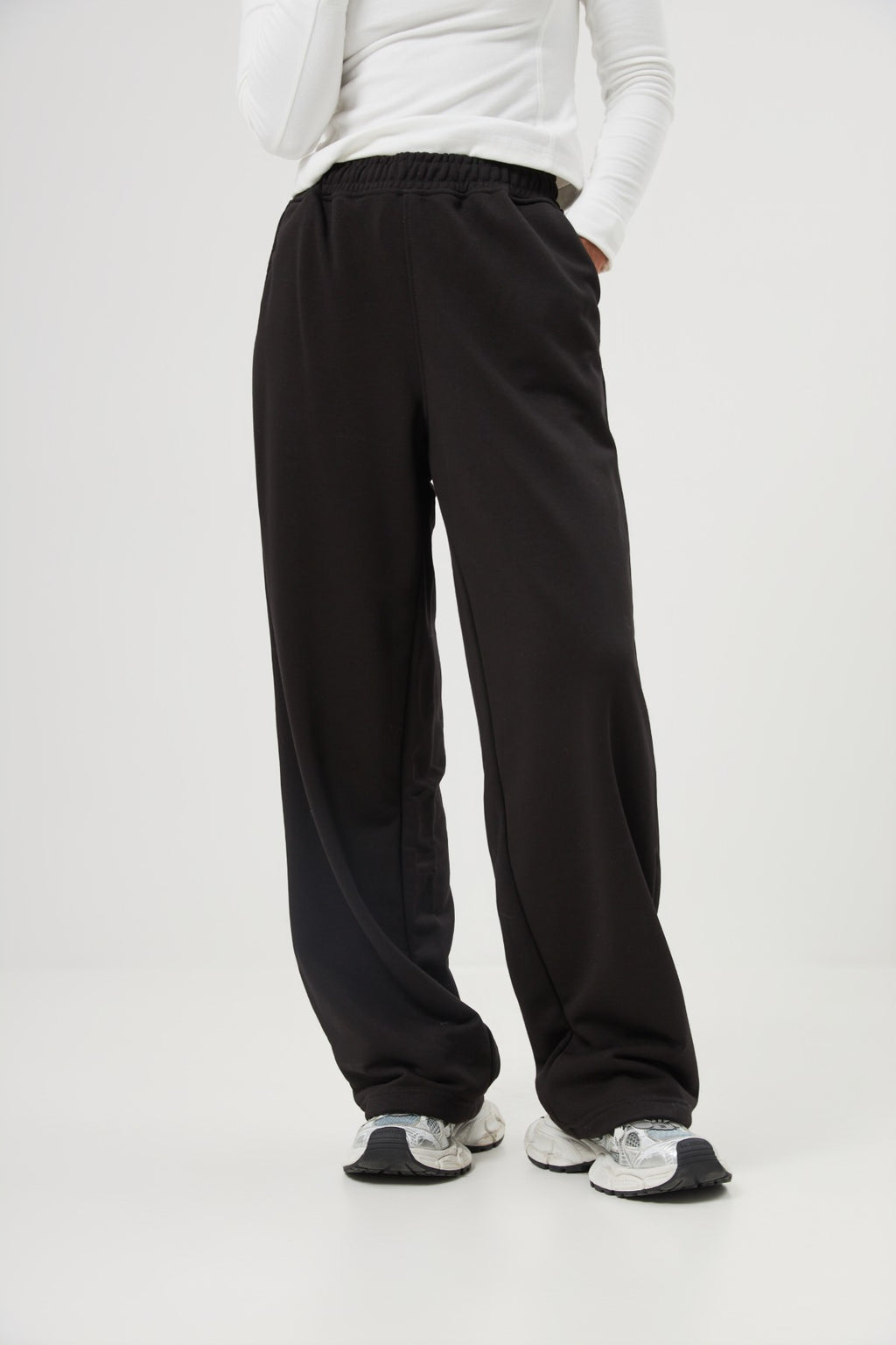 Pantaloni palazzo cu elastic Kate