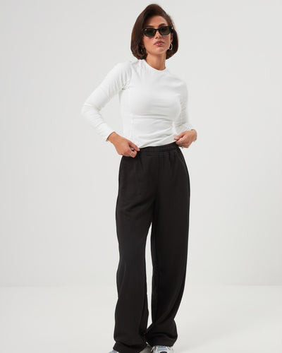 Pantaloni palazzo cu elastic Kate