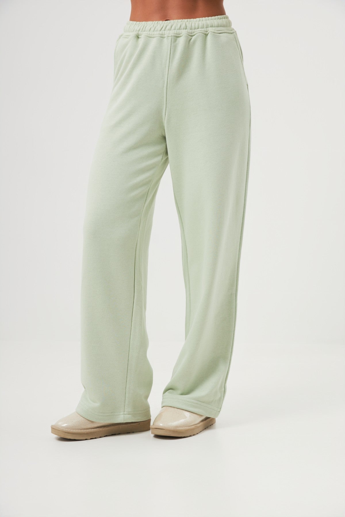 Pantaloni palazzo cu elastic Kate
