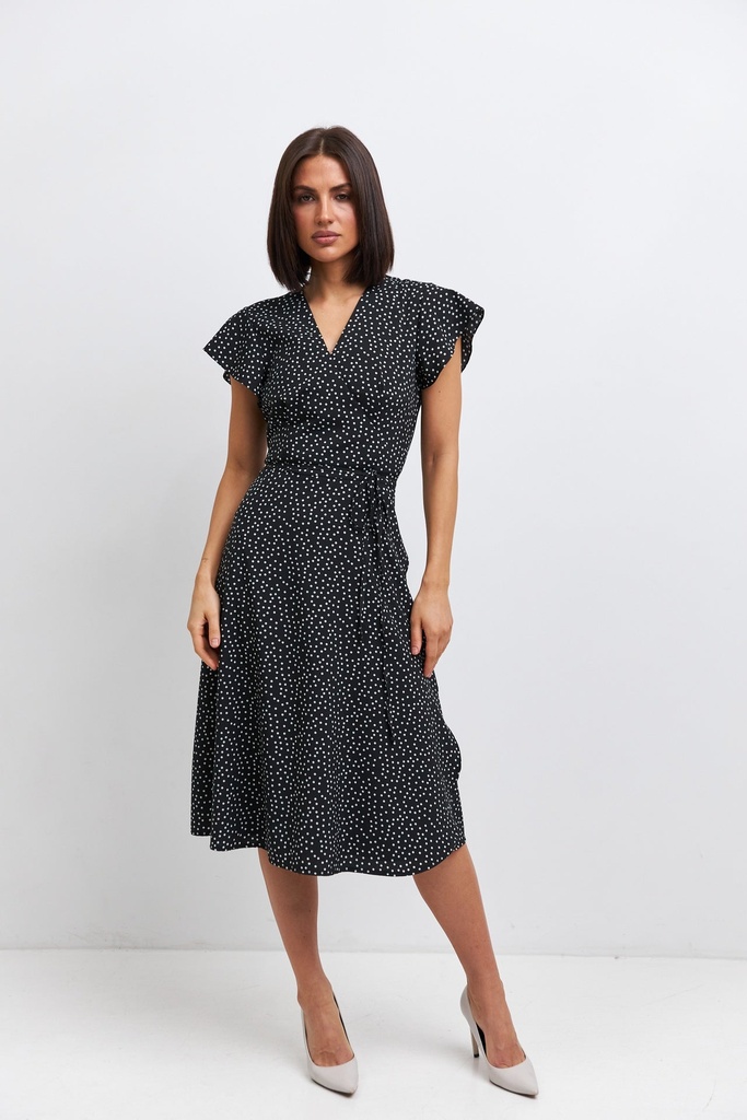 Dress with strings