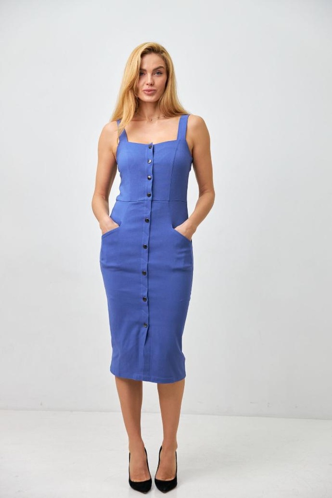 Sarafan din denim bengalin