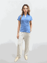 Pleated crepe trousers