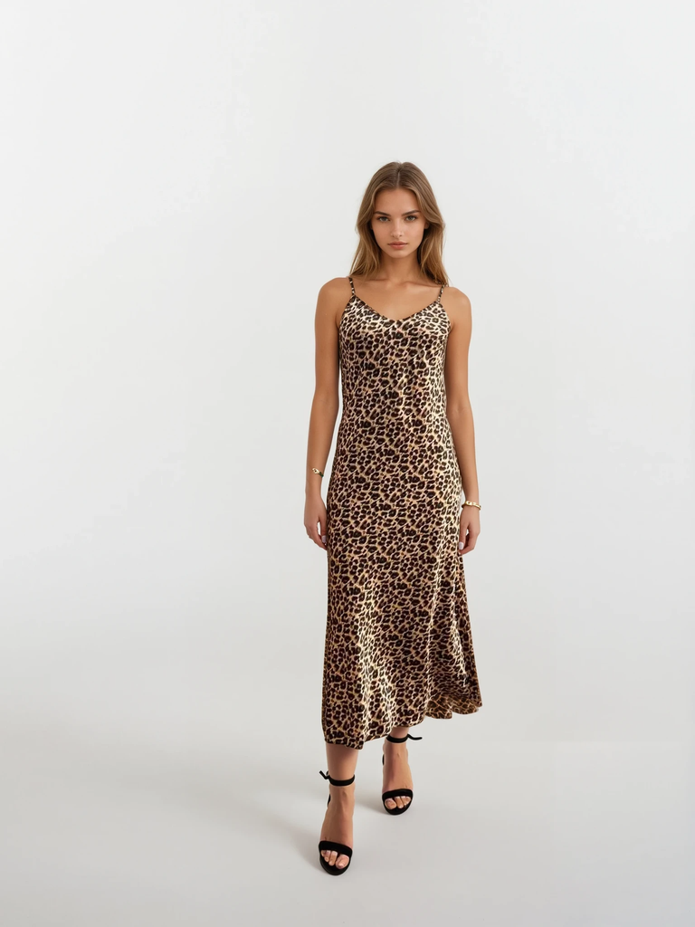 Sundress with thin straps