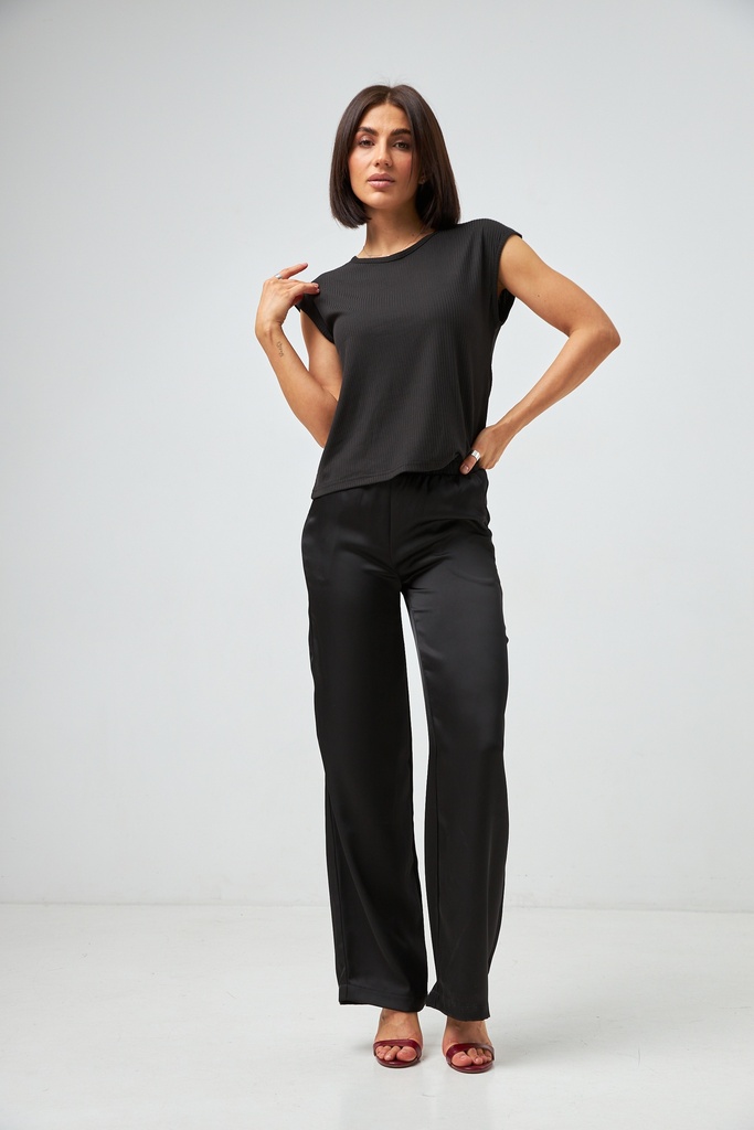 Silk trousers