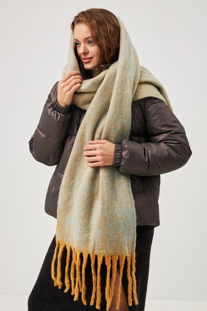 Colored dread scarf