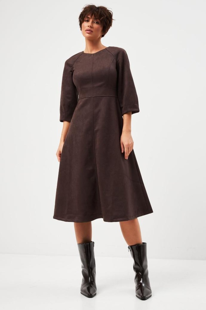 Suede dress