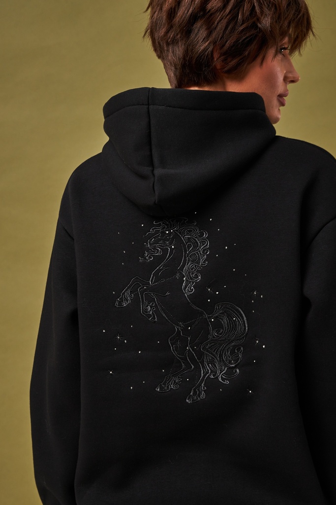 Hanorac cu broderie „HORSE”