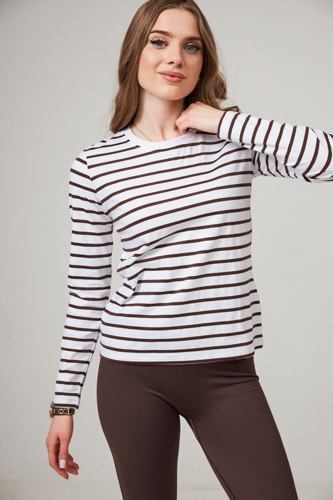 Лонгслів у смужку