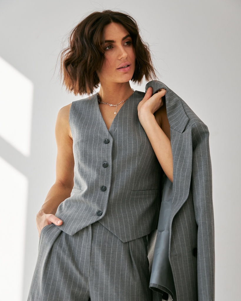 Striped vest 