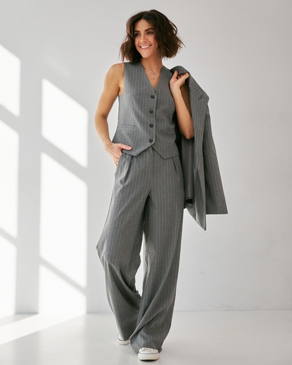 Striped palazzo pants 