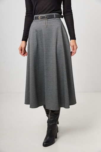 Fustă semi evazată