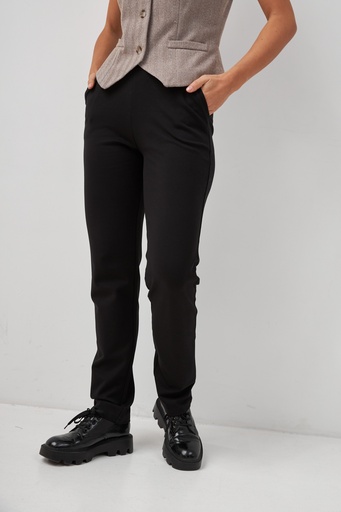 Warm trousers with an elastic band