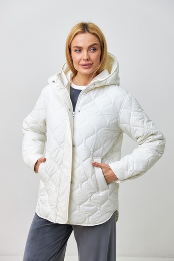Quilted Jacket with Snap Buttons