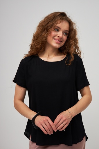 Bluză cu spate prelungit