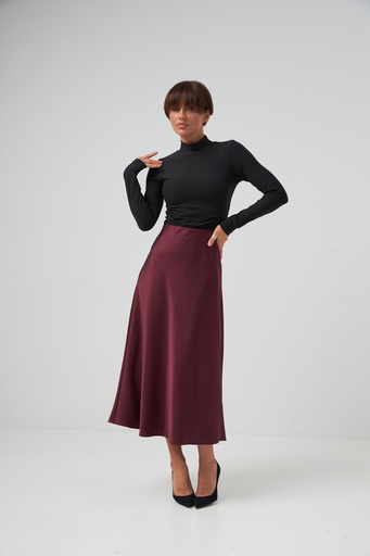 Silk maxi skirt