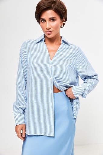 Shirt with V-neck